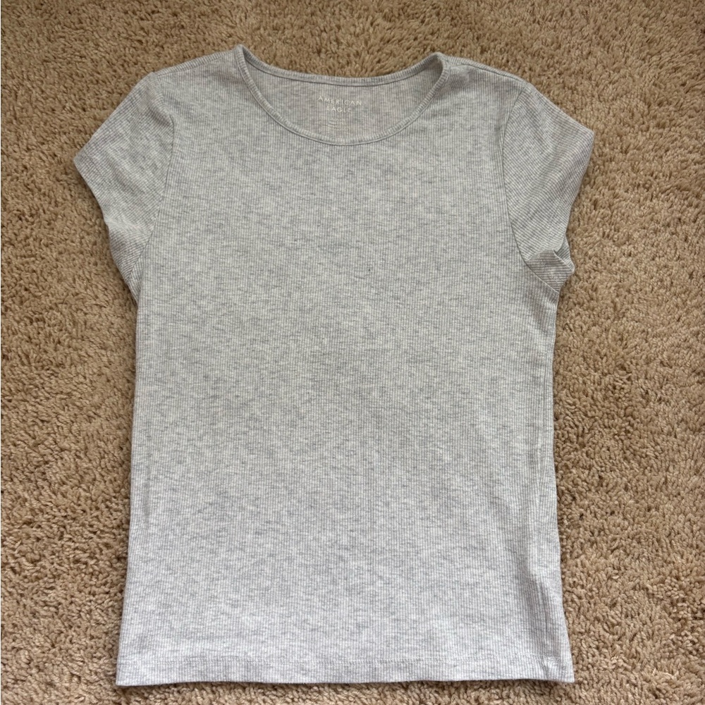 American Eagle Outfitters Light Gray T-Shirt